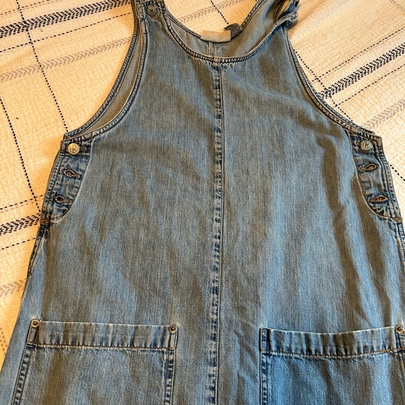 Vintage Denim Overall Dress - Picture 2 of 12